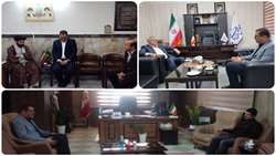 سرپرست بیمارستان معتمدی گرمسار به دیدار مسئولان شهر گرمسار رفت